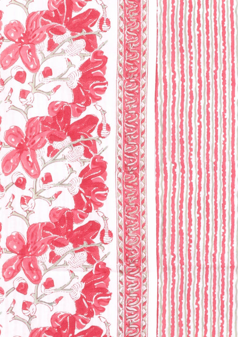 Bizzy Lizzy Dress Material With Kota Dupatta in Block Print