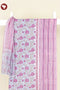 Terry Voile Dress Material with Kota Dupatta In Floral Block Print