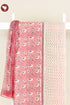 Terry Voile Dress Material with Kota Dupatta In Floral Block Print