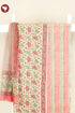 Terry Voile Dress Material With Kota Dupatta in Floral Block Print