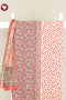Terry Voile Dress Material with Kota Dupatta In Floral Block Print