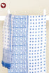 Cambric Cotton Dress Material With Kota Doria Dupatta in Floral Block Print