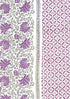 Cotton Cambric Dress Material with Chiffon Dupatta in Floral Block Print