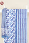 Cambric Cotton Dress Material With Kota Doria Dupatta in Floral Block Print