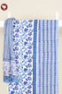 Cambric Cotton Dress Material With Kota Doria Dupatta in Floral Block Print