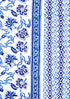 Cambric Cotton Dress Material With Kota Doria Dupatta in Floral Block Print