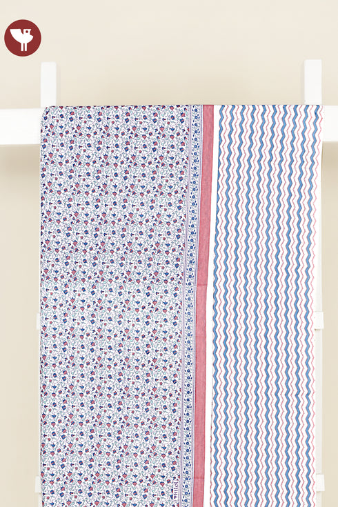 Cambric Cotton Kurta/Pant Two Piece Dress Material in Floral Print