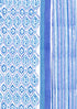 Cambric Cotton Dress Material With Chiffon Dupatta in Block Print