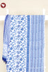 Cambric Cotton Dress Material with Chiffon Dupatta in Floral Block Print