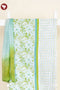 100% Cambric Cotton Mint & Lime Dress Material