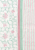 Chanderi Silk Dress Material with Dupatta in Floral Block Print