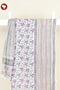 Chanderi Silk Dress Material With Dupatta In Floral Block Print