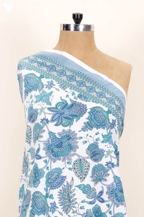 Cambric Cotton In Floral Print