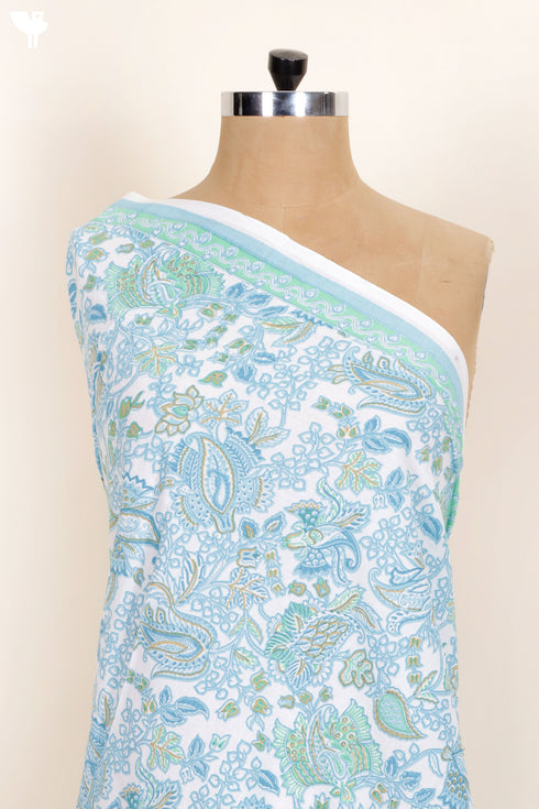 Cambric Cotton In Paisley Print