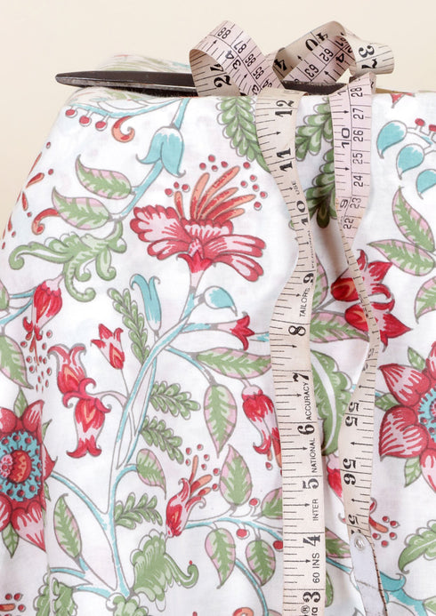 Cambric Cotton In Floral Print