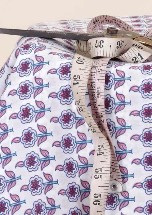 Cambric Cotton In Floral Print