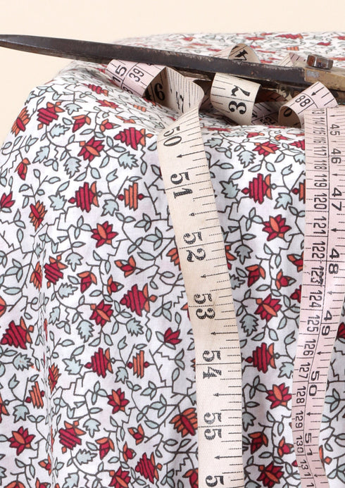 Cambric Cotton In Floral Print