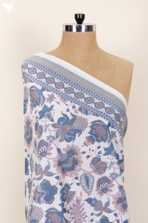 Cambric Cotton In Floral Print