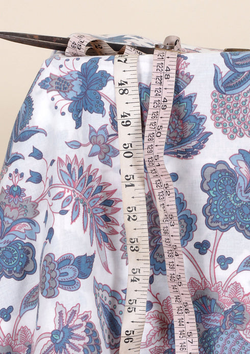 Cambric Cotton In Floral Print