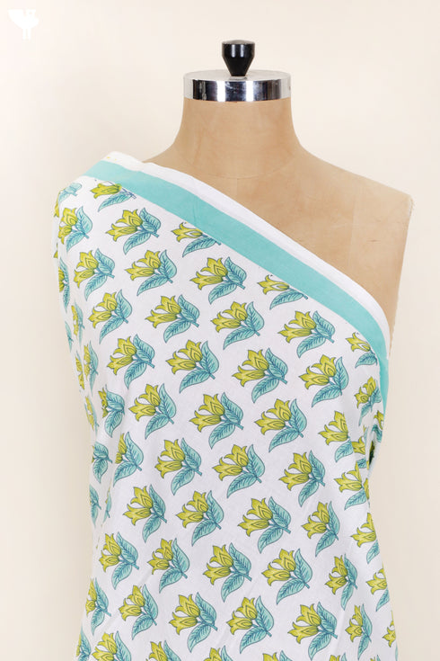 Cambric Cotton In Floral Print