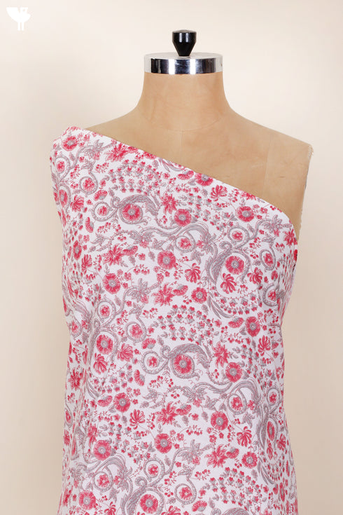 Cambric Cotton In Floral Print