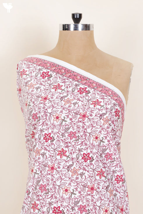 Cambric Cotton In Floral Print