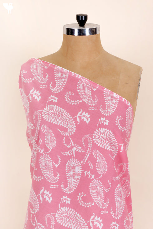 Cambric Cotton In Paisley Print