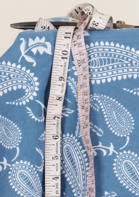 Cambric Cotton In Paisley Print