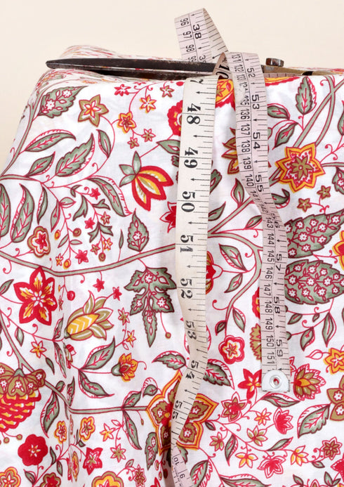 Cambric Cotton In Floral Print