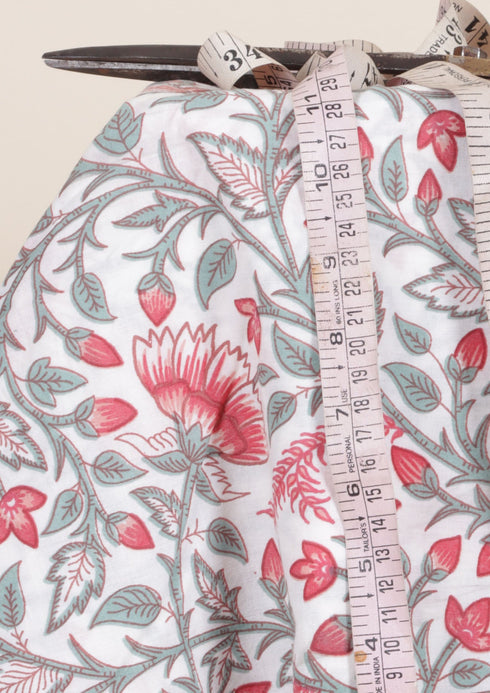 Cambric Cotton In Floral Print