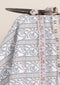 Cambric Cotton In Striped Floral Print