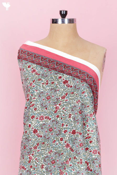 Cambric Cotton In Floral Print