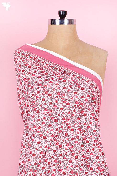 Cambric Cotton In Floral Print