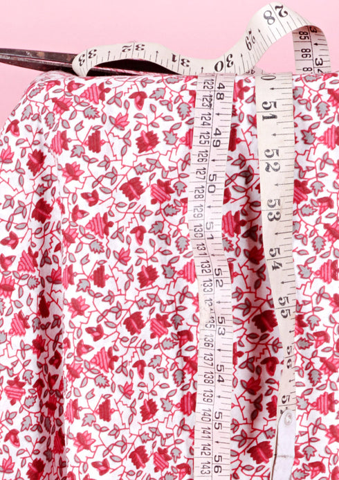 Cambric Cotton In Floral Print