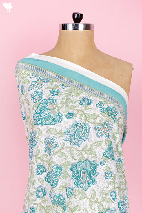 Cambric Cotton In Floral Print