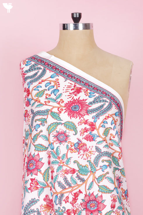 Cambric Cotton In Floral Print