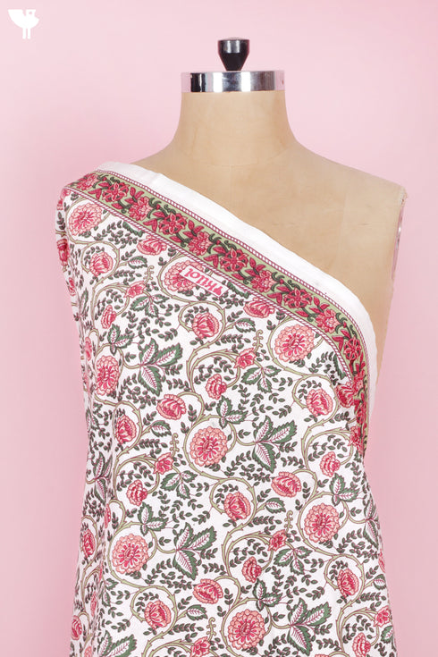Cambric Cotton In Floral Print