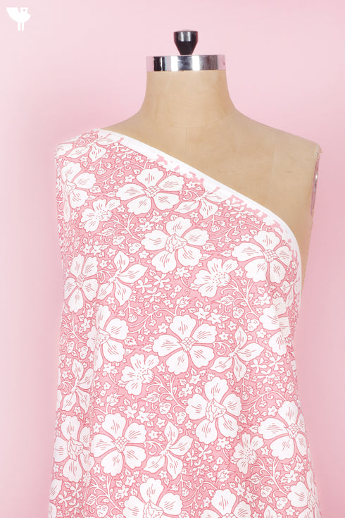 Cambric Cotton In Floral Print