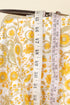 Cambric Cotton Yellow Botanical Fabric