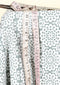 Cambric Cotton White Floral Fabric