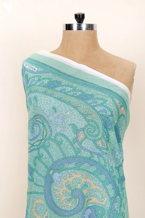 Mulmul Cotton In Paisley Print