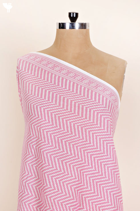 Mulmul Cotton In Zigzag Print