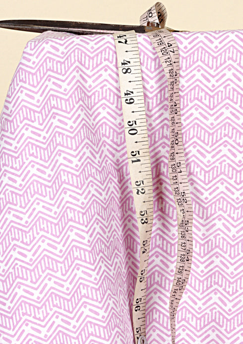 Cambric Cotton In Striped Print