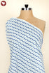 Cambric Cotton In Zigzag Print