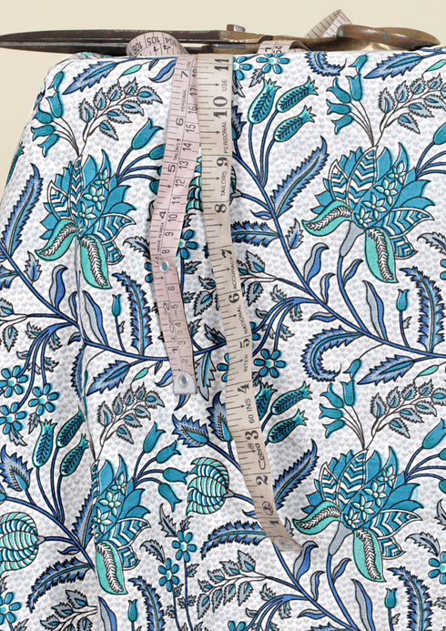 Cambric Cotton Floral Print Fabric