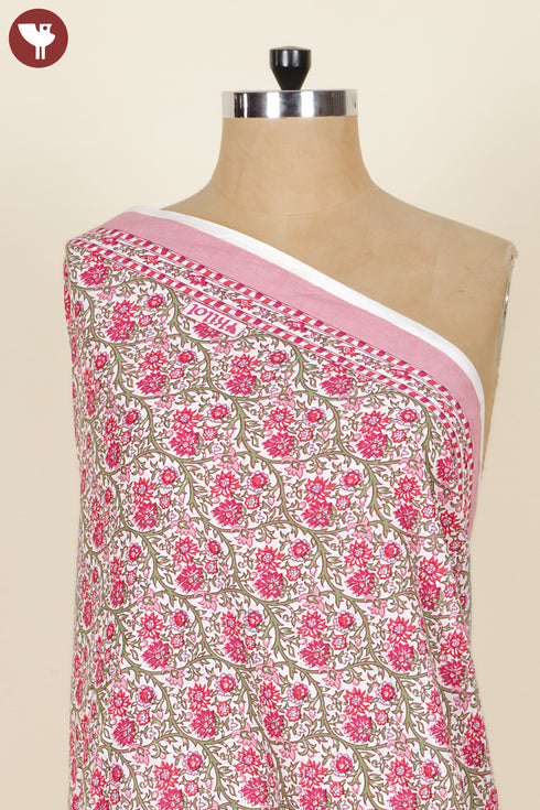 Cambric Cotton Floral Print Fabric