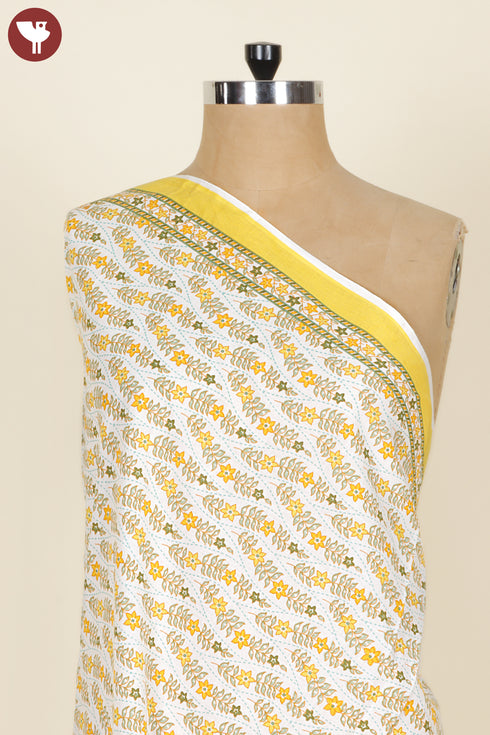 Cambric Cotton Floral Print Fabric