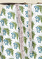 Cambric Cotton Blue & Green Floral Print Fabric