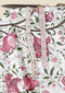 Cambric Cotton Plum Pink Floral Print Fabric