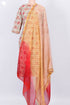 Terry Voile Kurta And Chiffon Dupatta Set In Floral Block Print